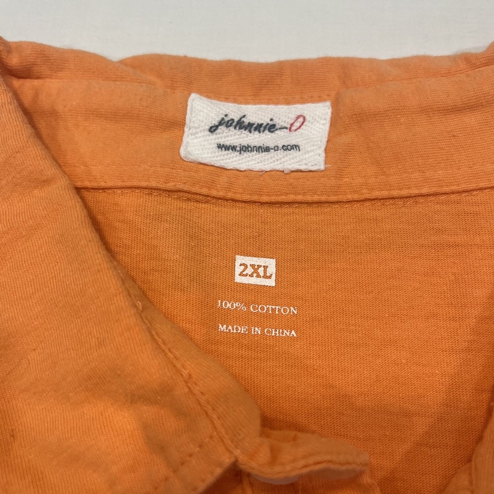 Johnnie O Polo Shirt Men 2XL Orange - Picture 9 of 9